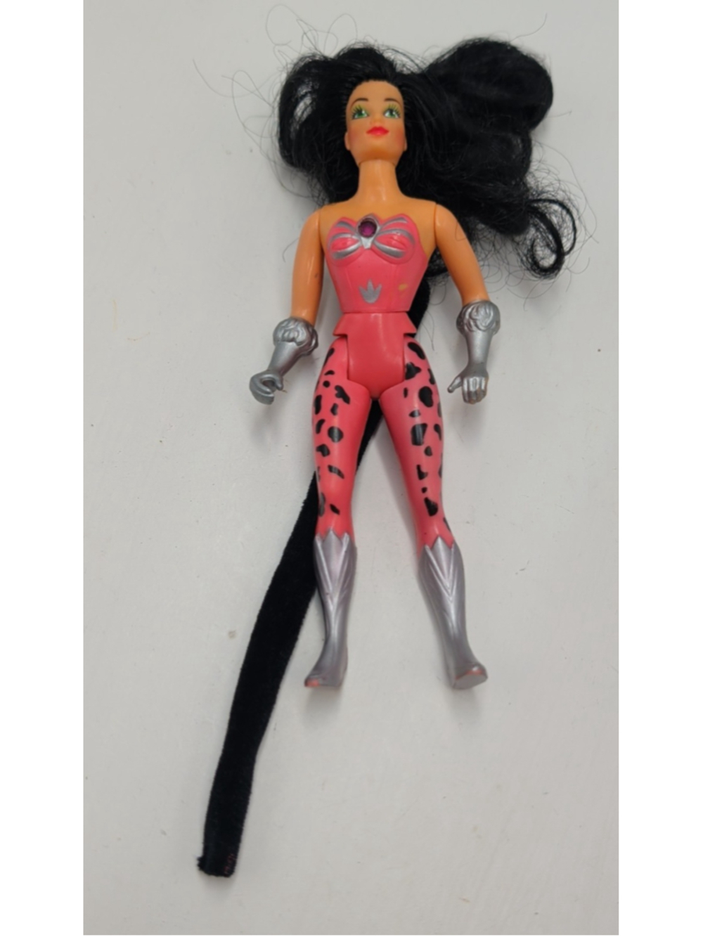 1985 Mattel MOTU She-Ra Catra Shower Power Action Figure Loose Rare Vintage Tail